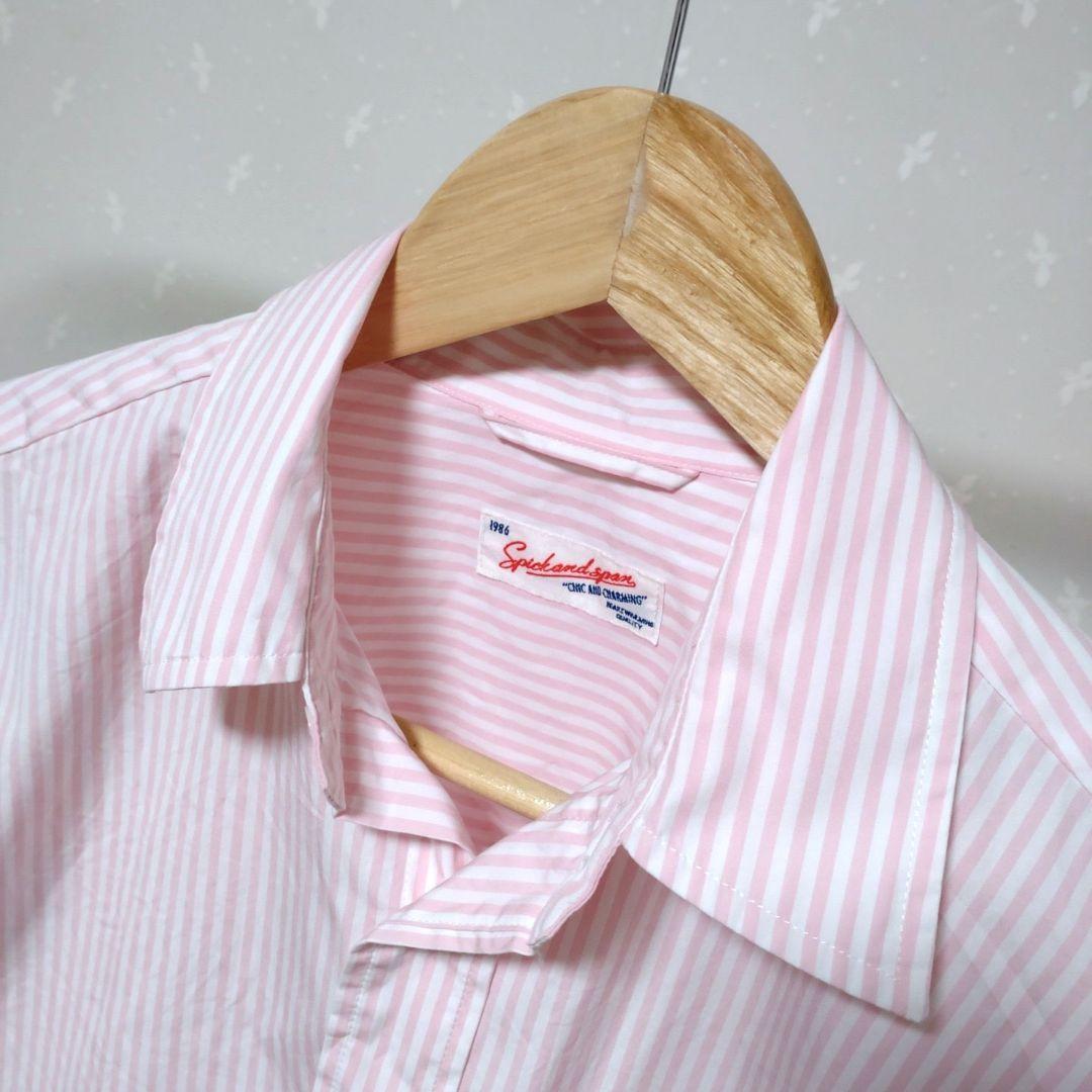 Spick and Span　コットンブロードワイドスクエアシャツ