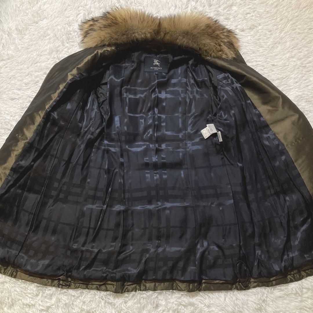 【極美品】BURBERRY LONDON ダウンコート　シャドーチェック　3XL 極美品】バーバリーロンドン ダウンコート シャドーチェック
