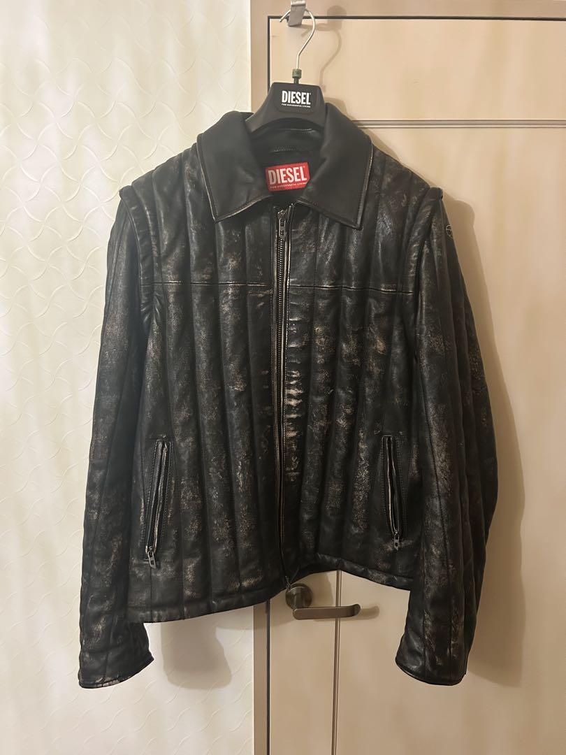 ジャケット・アウター diesel 24aw L-Albert leather jacket