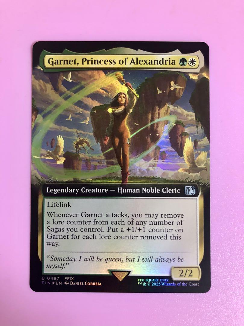 MTG アレクサンドリアの王女、ガーネット 拡張アート foil ギフトバンドル