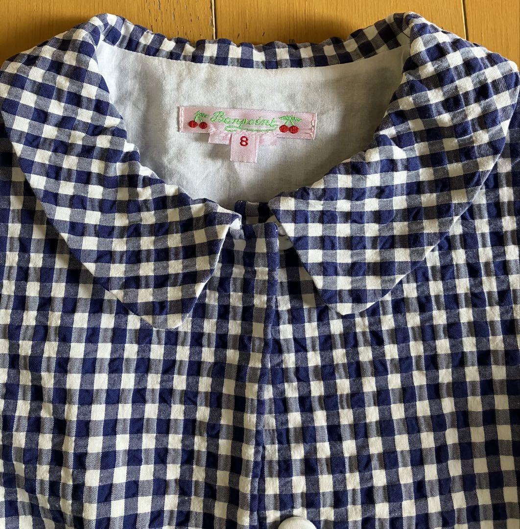 ボンポワン ギンガムチェック シャツジャケット 4,980円
