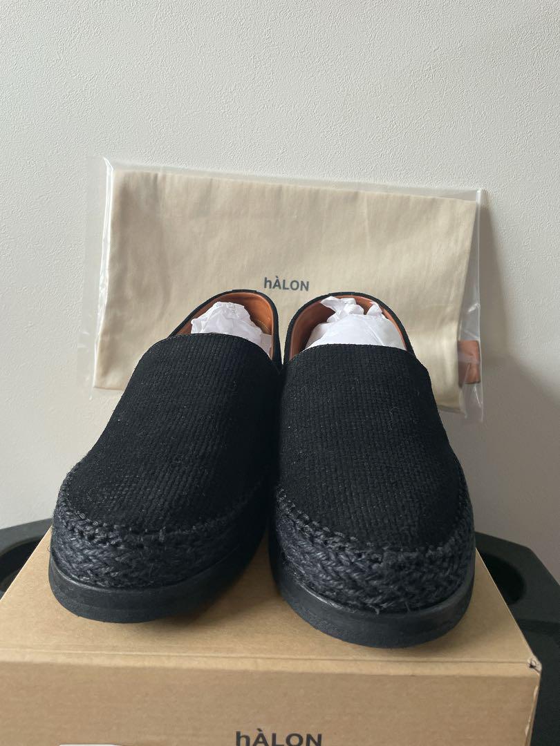 hālon ブラック スリッポン