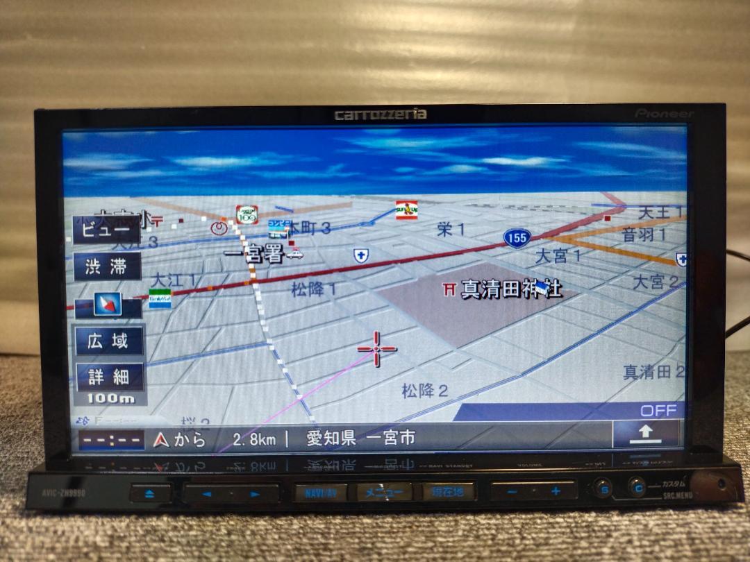 CARROZZERIA AVIC-ZH9990 地図バージョン2012