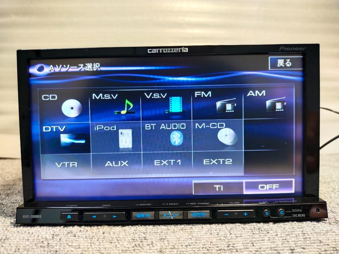 CARROZZERIA AVIC-ZH9990 地図バージョン2012