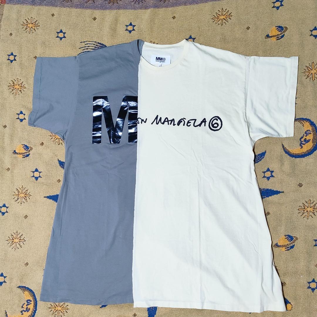 MM6 Maison Margiela マルジェラ サテン Tシャツ ワンピース セール】MM6 シャツ S52CT0780 S78374 サテン ワンピース