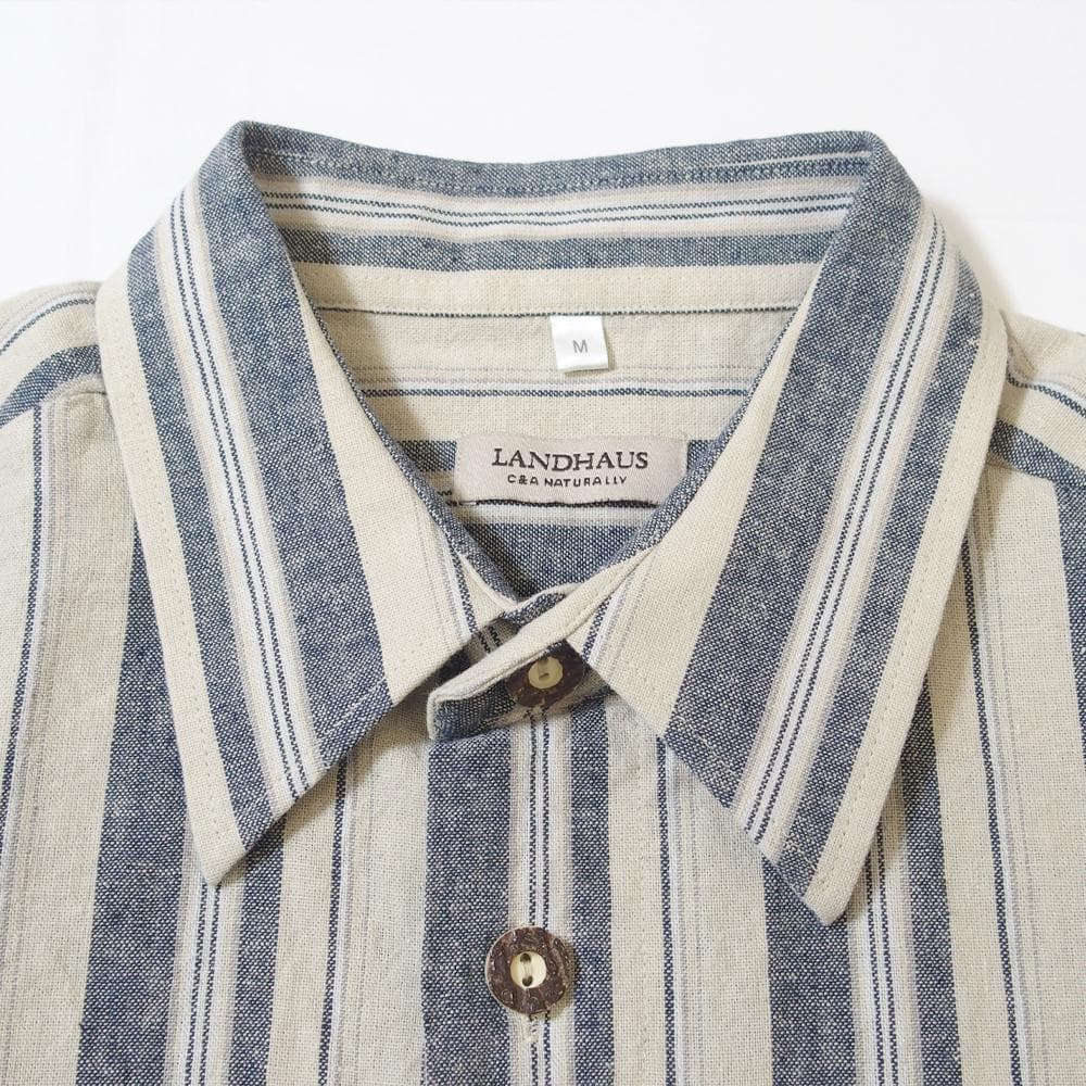 LANDHAUS チロルシャツ チロリアンシャツ ユーロ ワークシャツ Mサイズ LANDHAUS チロルシャツ チロリアンシャツ ユーロ ワークシャツ Mサイズ