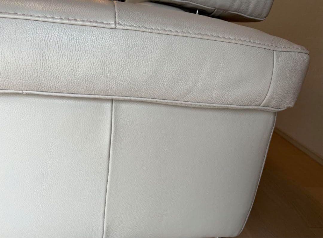 本革ソファー白ワタリジャパン　2.5S 革