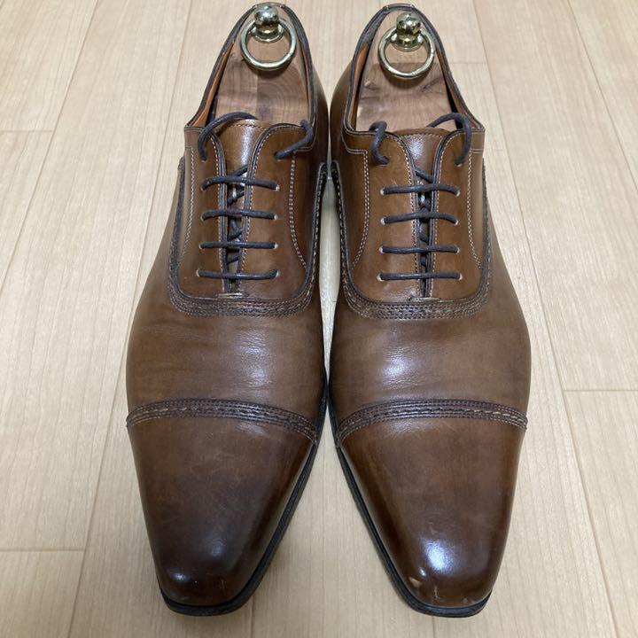 在庫正規店 サントーニ サイズUS8.5 26.5cm osZvn-m52112140578 ストレートチップ 革靴 得価NEW