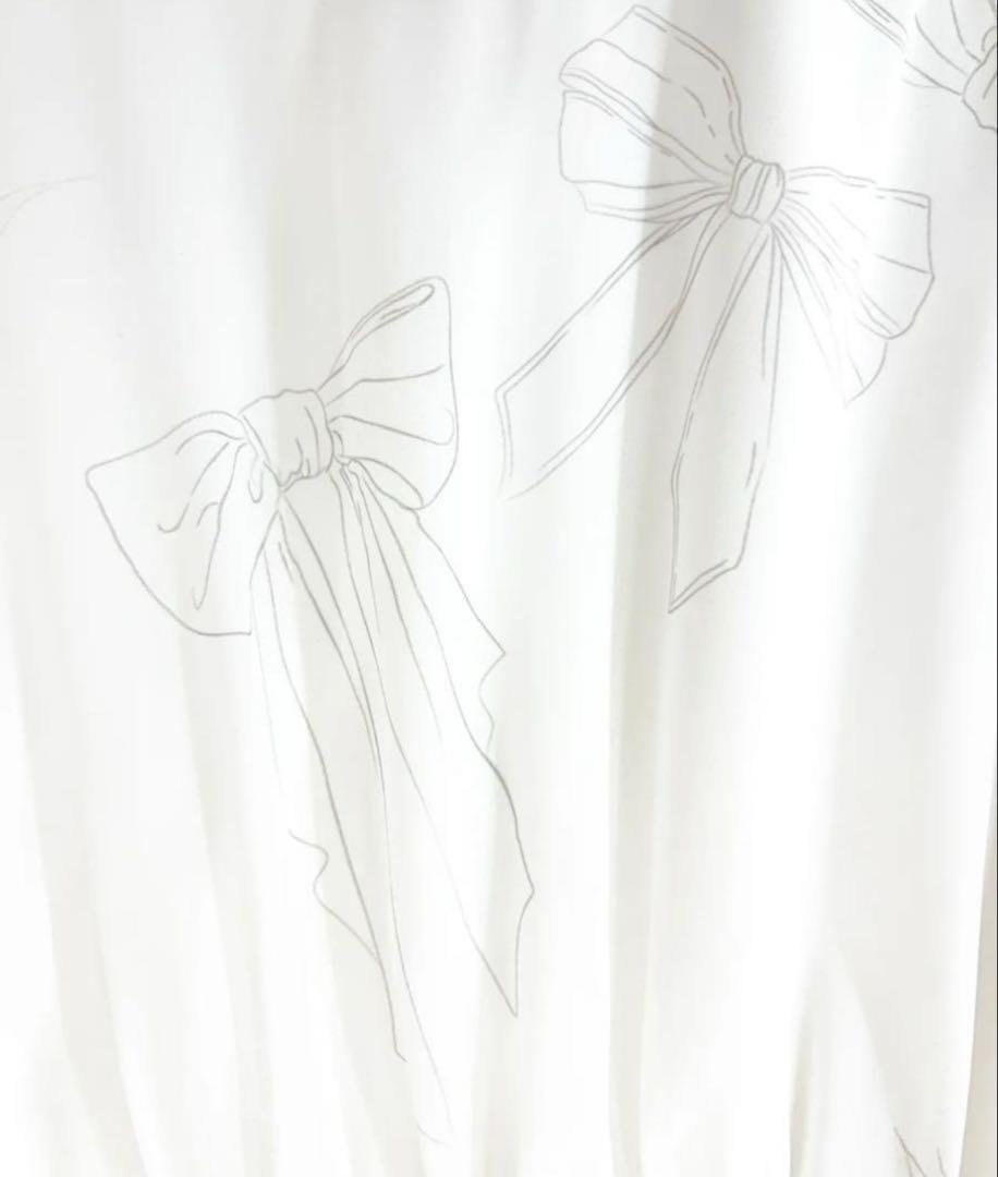 Rose Muse ロゼミューズ Ribbon pattern dress