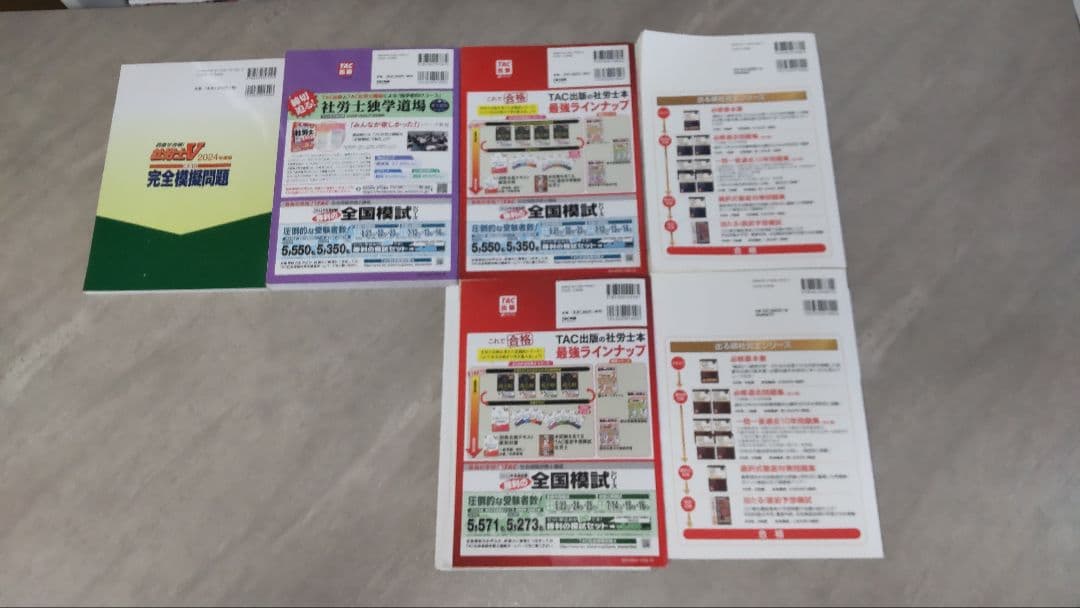 2023年版2024年版 社会保険労務士試験模試 各社 13冊セット