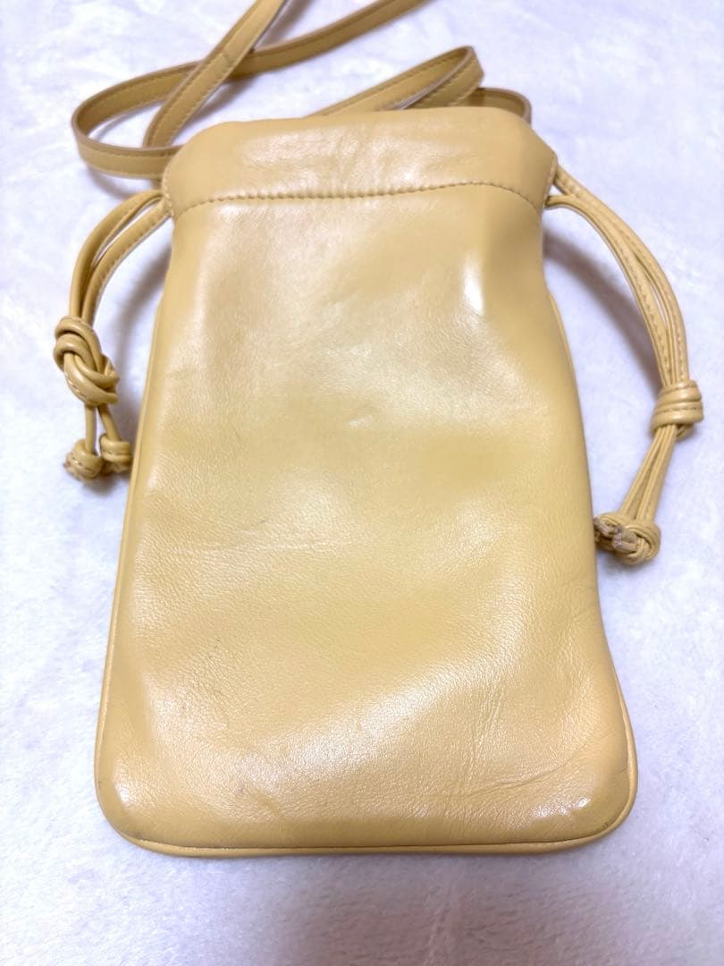 CELINEドローストリング モバイルポーチ キュイル トリオンフ