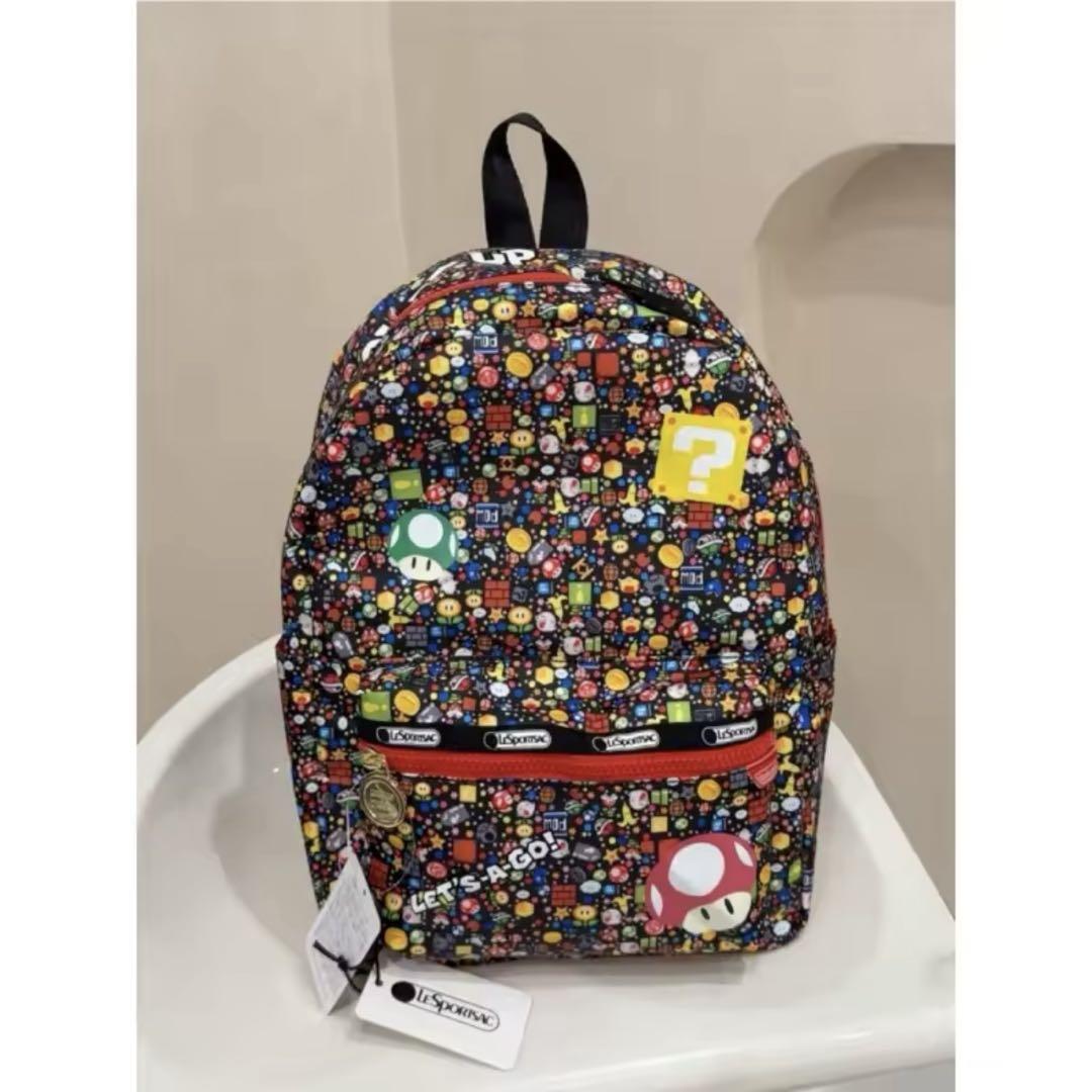 ぴ*ぴ様 レスポートサック✖️マリオ　バックパック　リュックサック