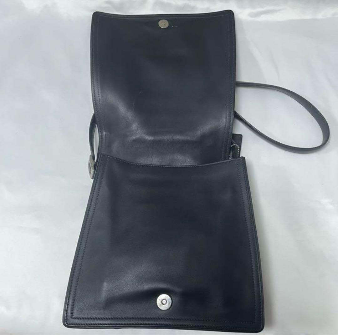 USA製COACH オールド コーチ レザー トートバッグ 黒☆9098