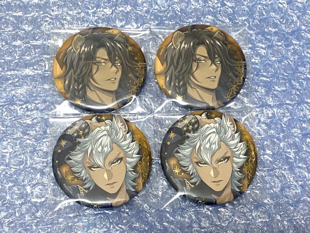 ツイステ レオナ ジャック 缶バッジ ブレイジングジュエル