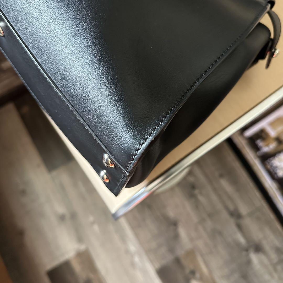 FENDI ピーカブー レギュラー リボン ブラック ブラウン ショルダーバッグ