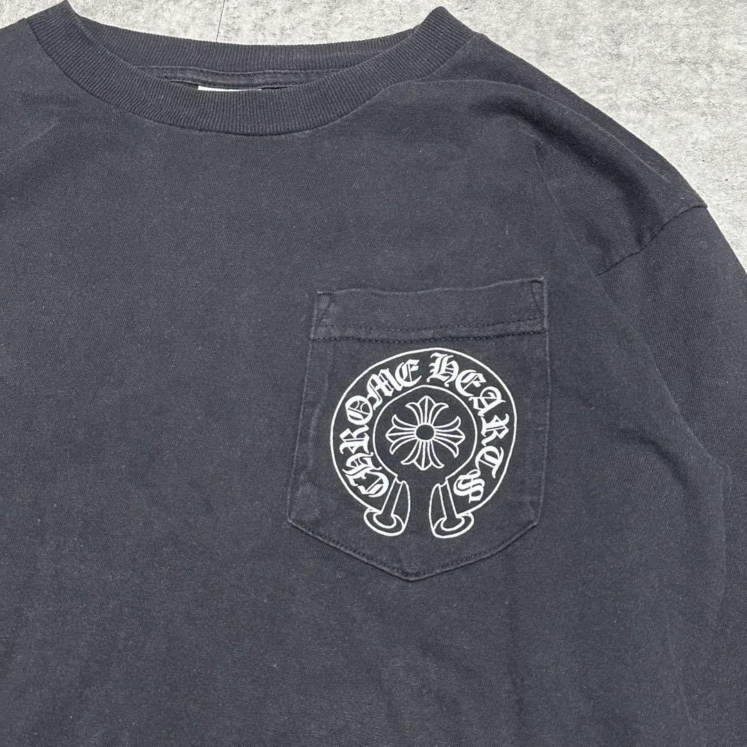 期間限定特別価格 希少 90's 初期 クロムハーツ オールド ホース フローラルクロス トップス