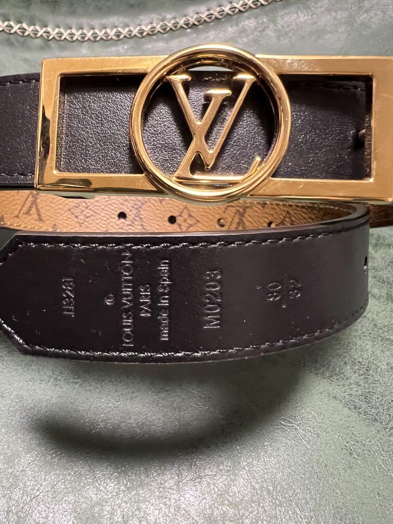 Dauphine 25MM Reversible Belt Monogram Canvas - Accessories M0196W