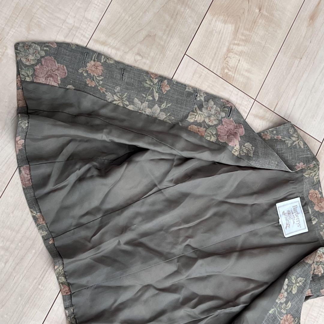 BURBERRY バーバリー 花柄ベストジレ レディース 11 (L)