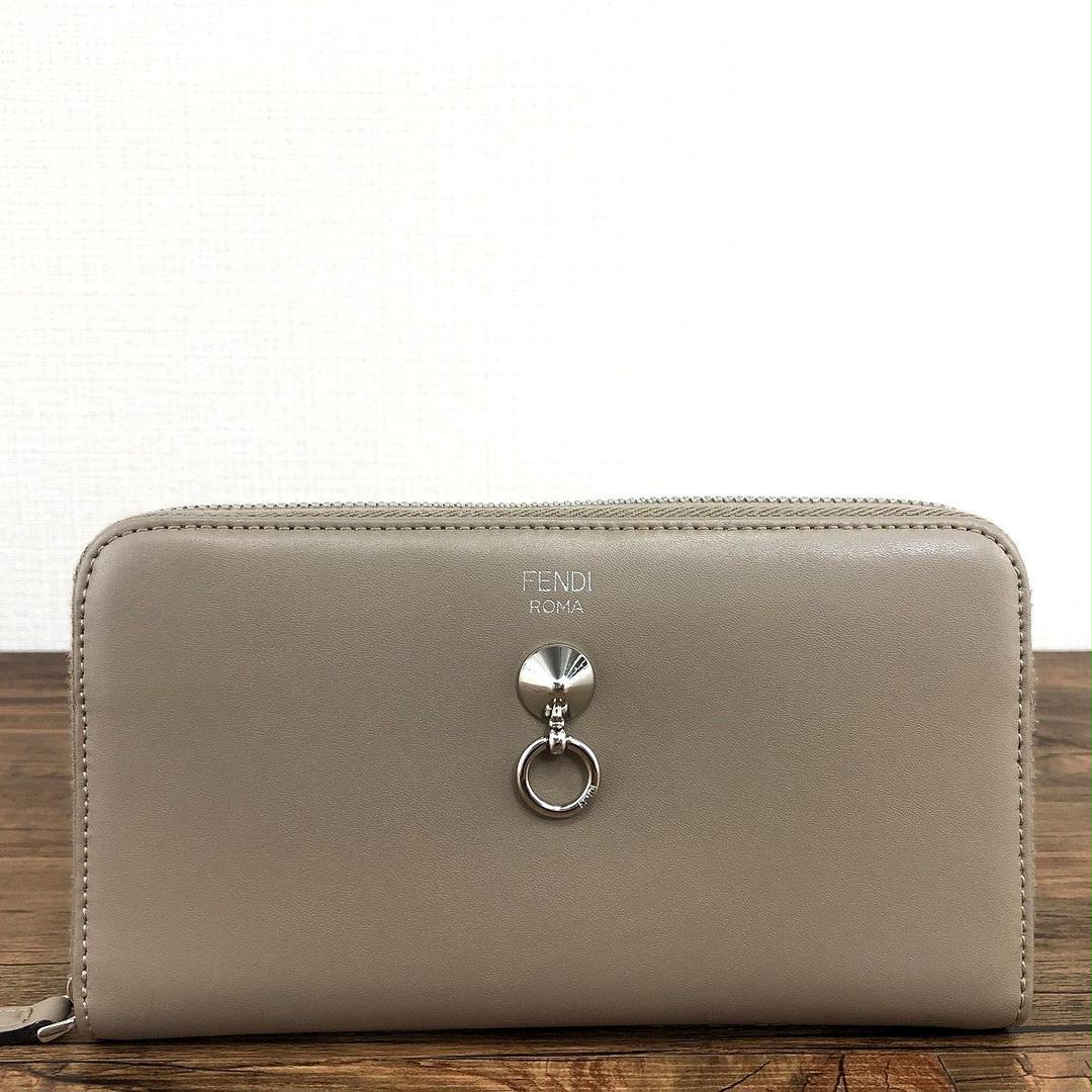 送料込み！ 極美品 FENDI ジップウォレット バイザウェイ 327