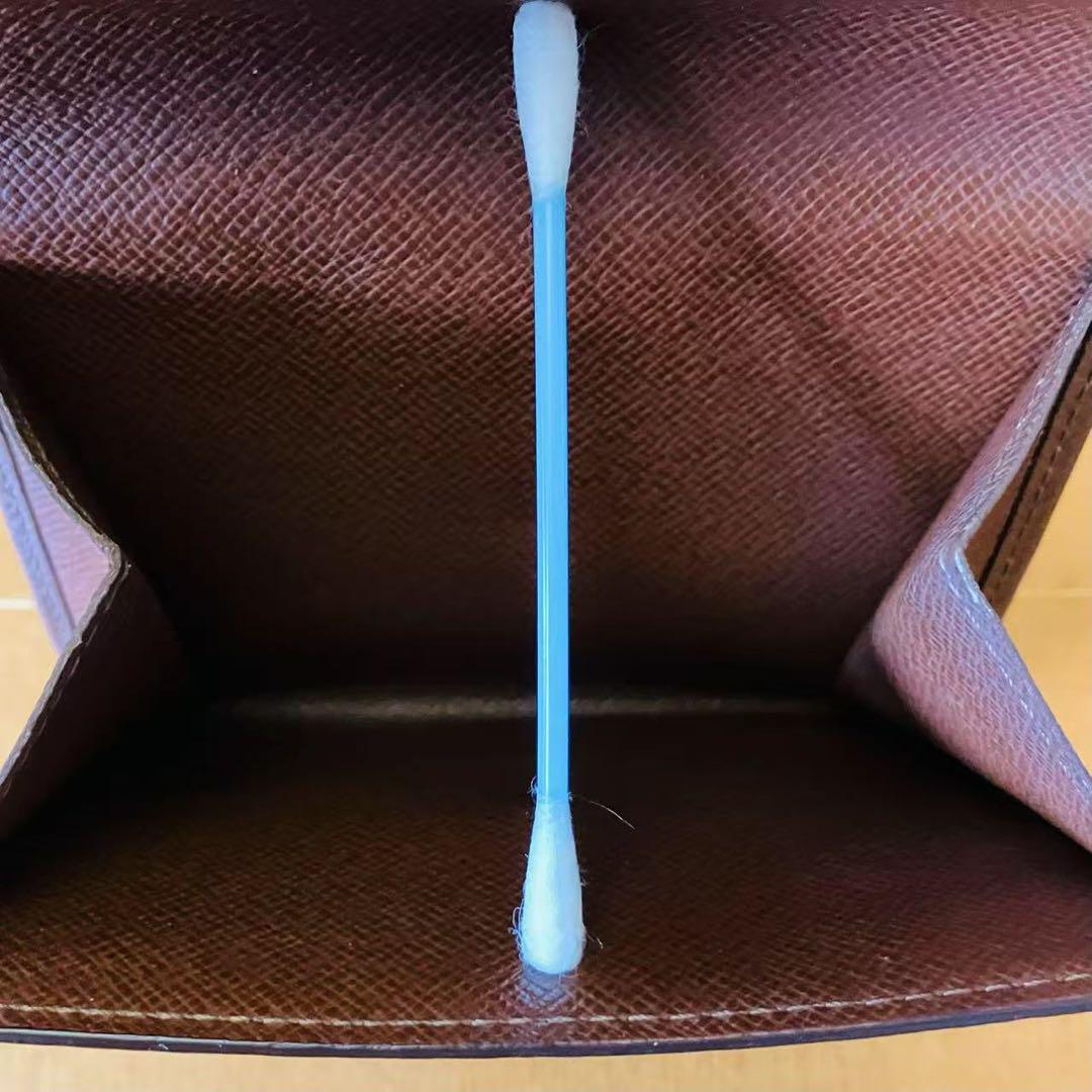 LOUIS VUITTON モノグラム Wホック 三つ折り財布 リペア美品