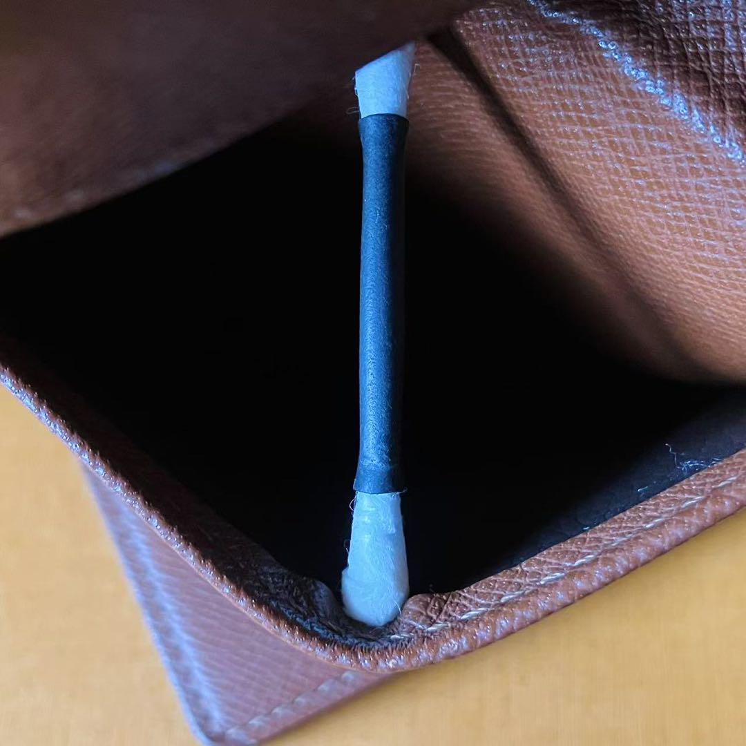LOUIS VUITTON モノグラム Wホック 三つ折り財布 リペア美品