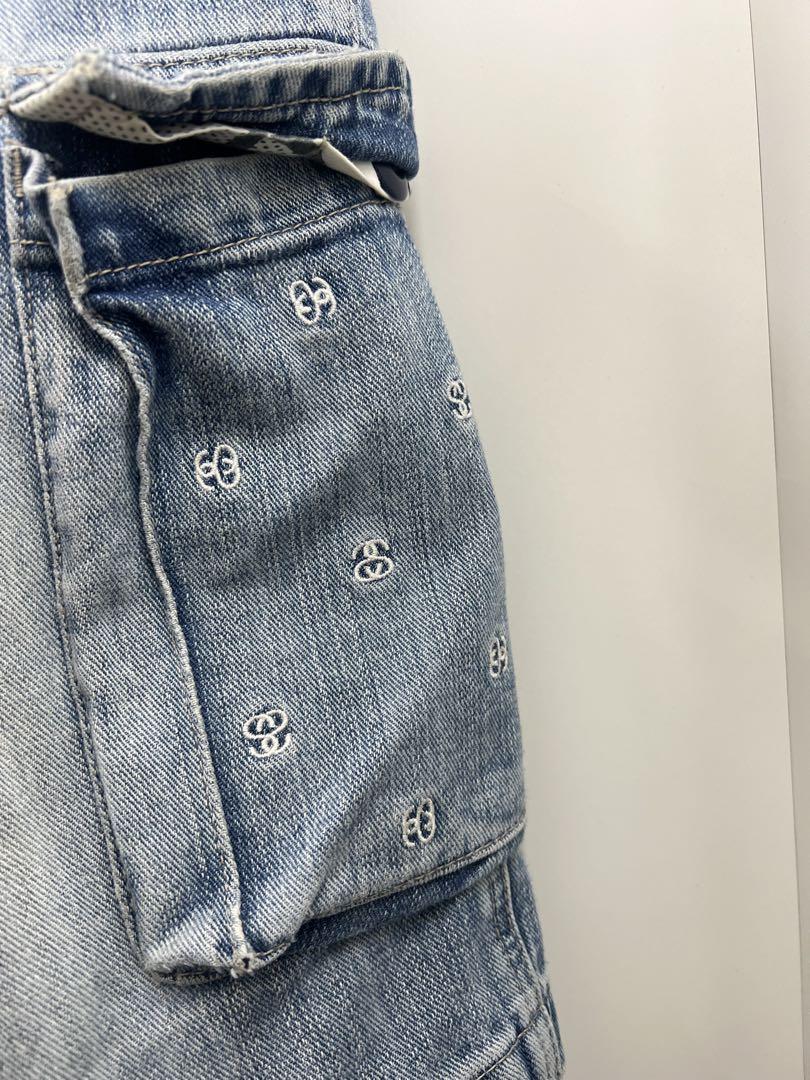 00's STUSSY ラフアンドラゲッド デニム ハーフパンツ WTAPS