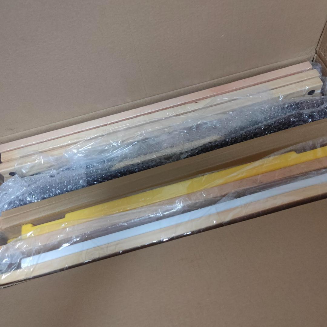 【送料込】未使用品 木のキッズパーテーション ベビーサークル ベビーゲート ②