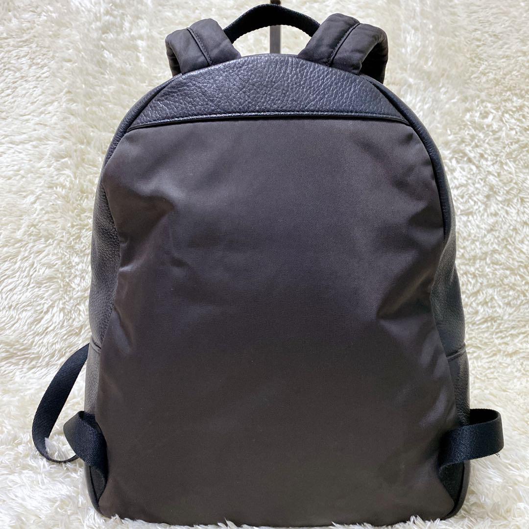 COACH 黒 レザー リュック ゴールド金具 coach コーチ リュック レザー 黒 ゴールド金具