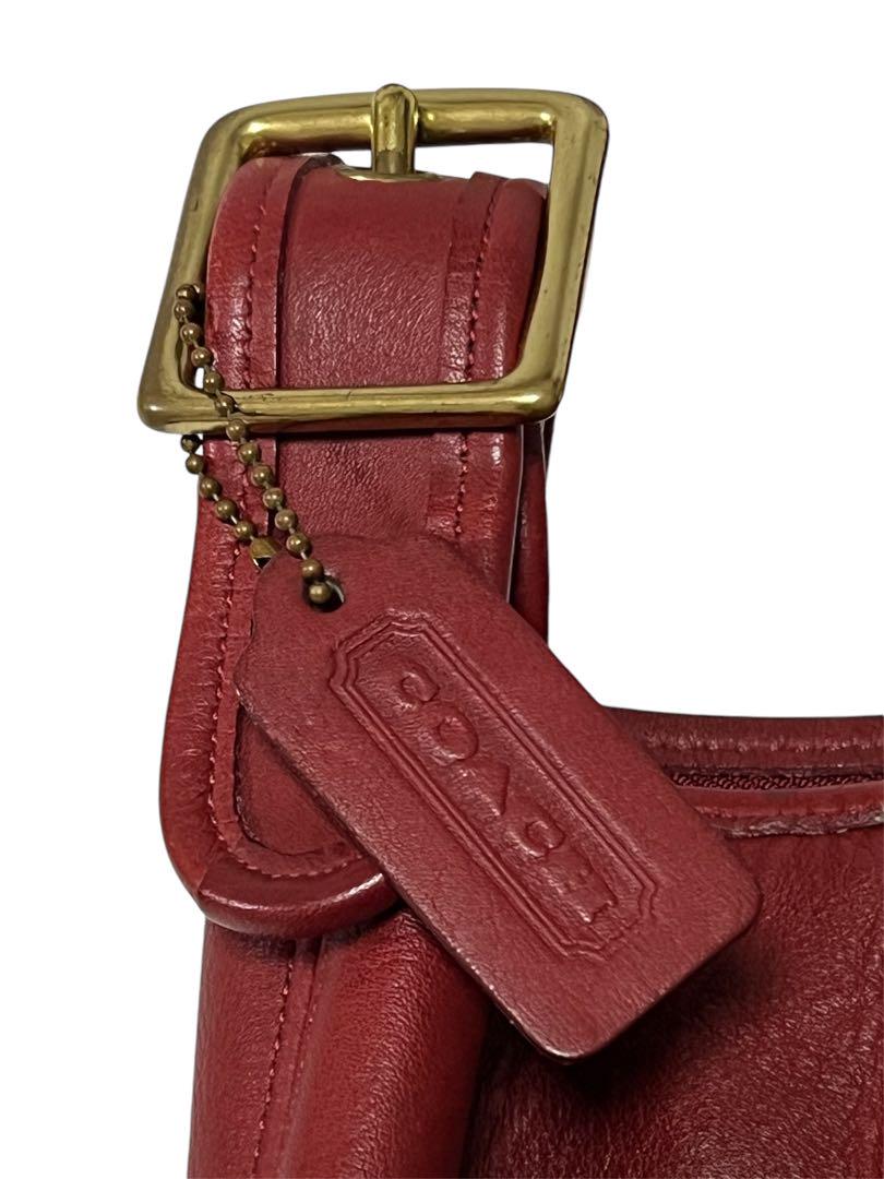 COACH オールド コーチ ショルダーバッグ 赤 バケツ型 Usa製 90s