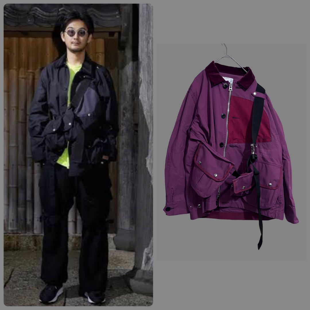 2020年サカイ 変形ジャケット sacai 松田龍平さん着用