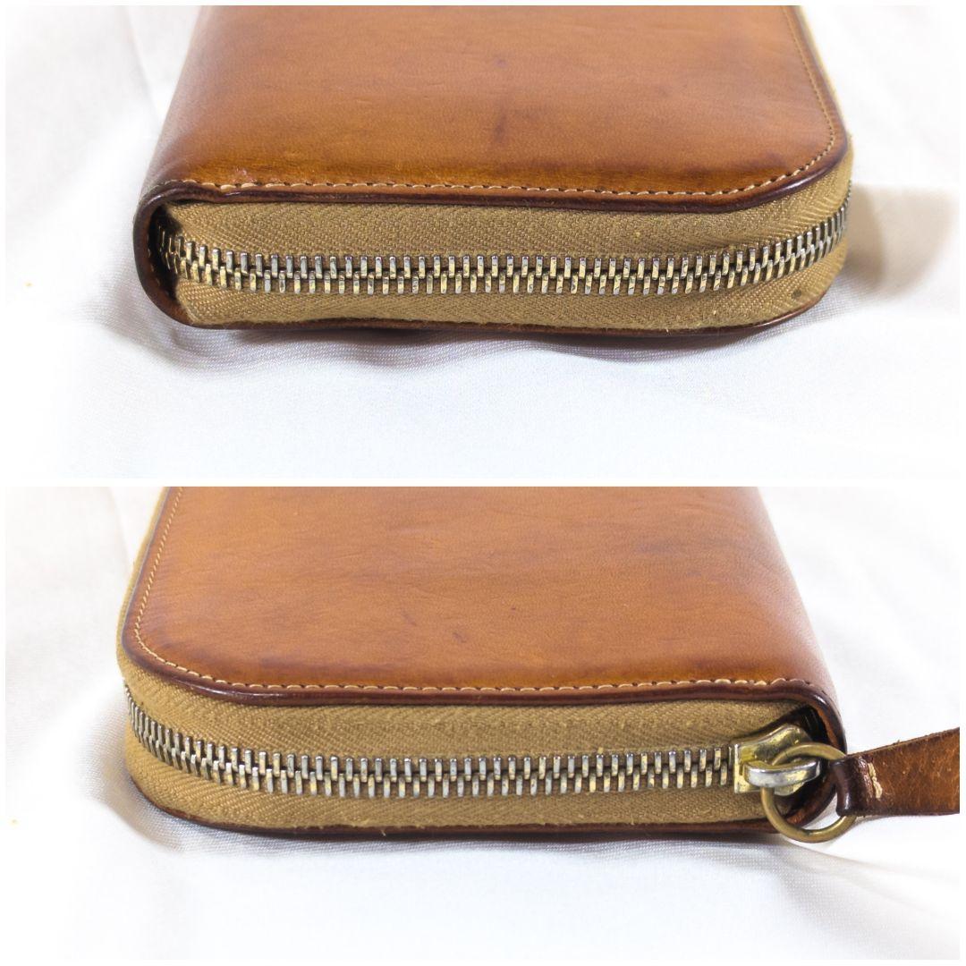 イルビゾンテ IL BISONTE ラウンドファスナー 長財布 保存袋付き