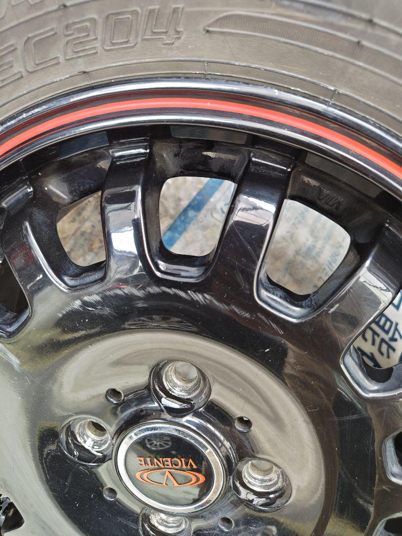 14×4/5J PCD100 155/65R14 難あり