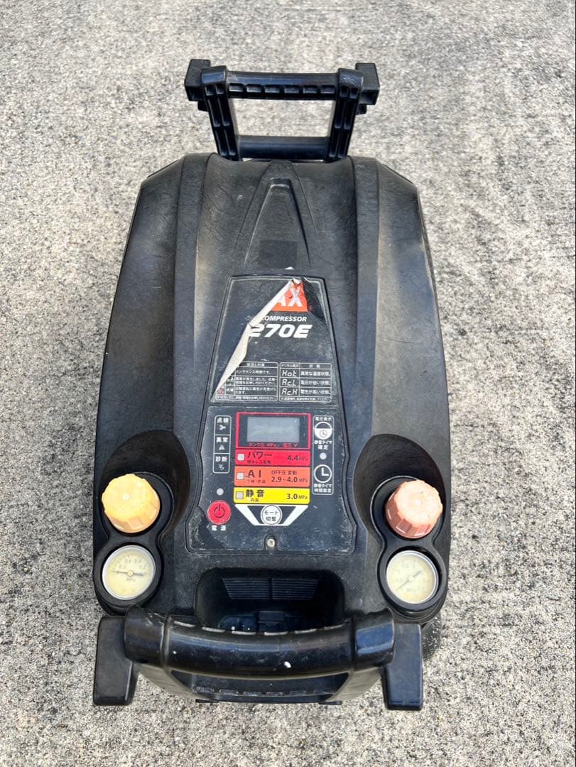 ◯MAX エアコンプレッサー AK-HL1270E ジャンク品◯全体的に状態が悪い