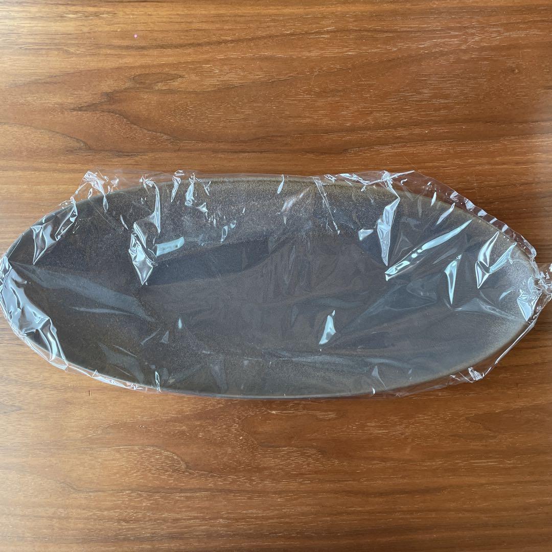 ノリタケオリッジ 40cm オーバルプラター(茶)