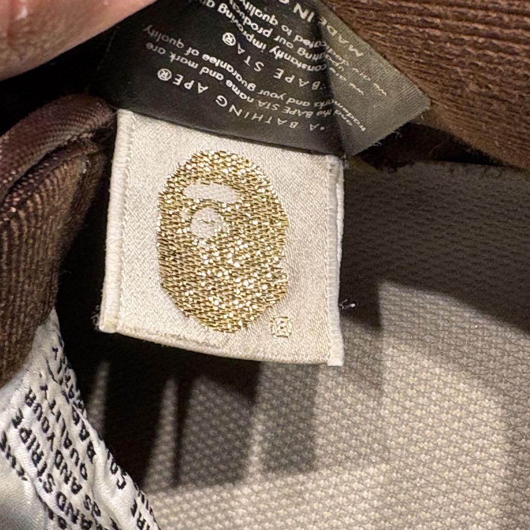 【a bathing ape】 00s TWEED Bapesta 27cm