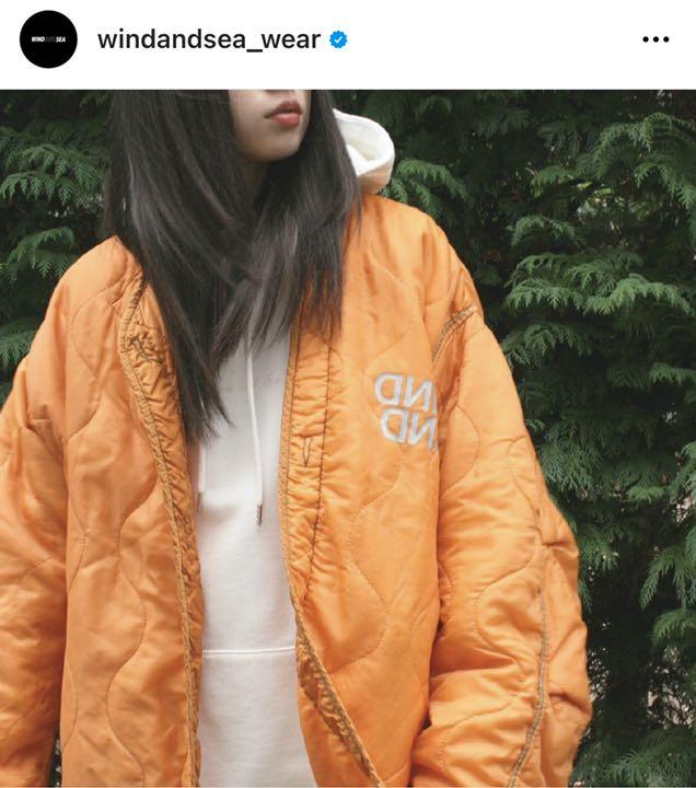 なります✤ WIND AND SEA QUILTING LINER JACKET 7aGOE-m52139291225 ミリタリー