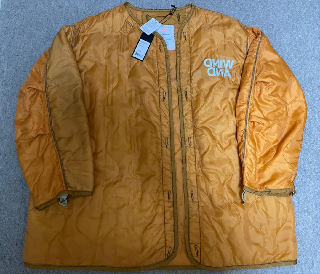 なります✤ WIND AND SEA QUILTING LINER JACKET 7aGOE-m52139291225 ミリタリー