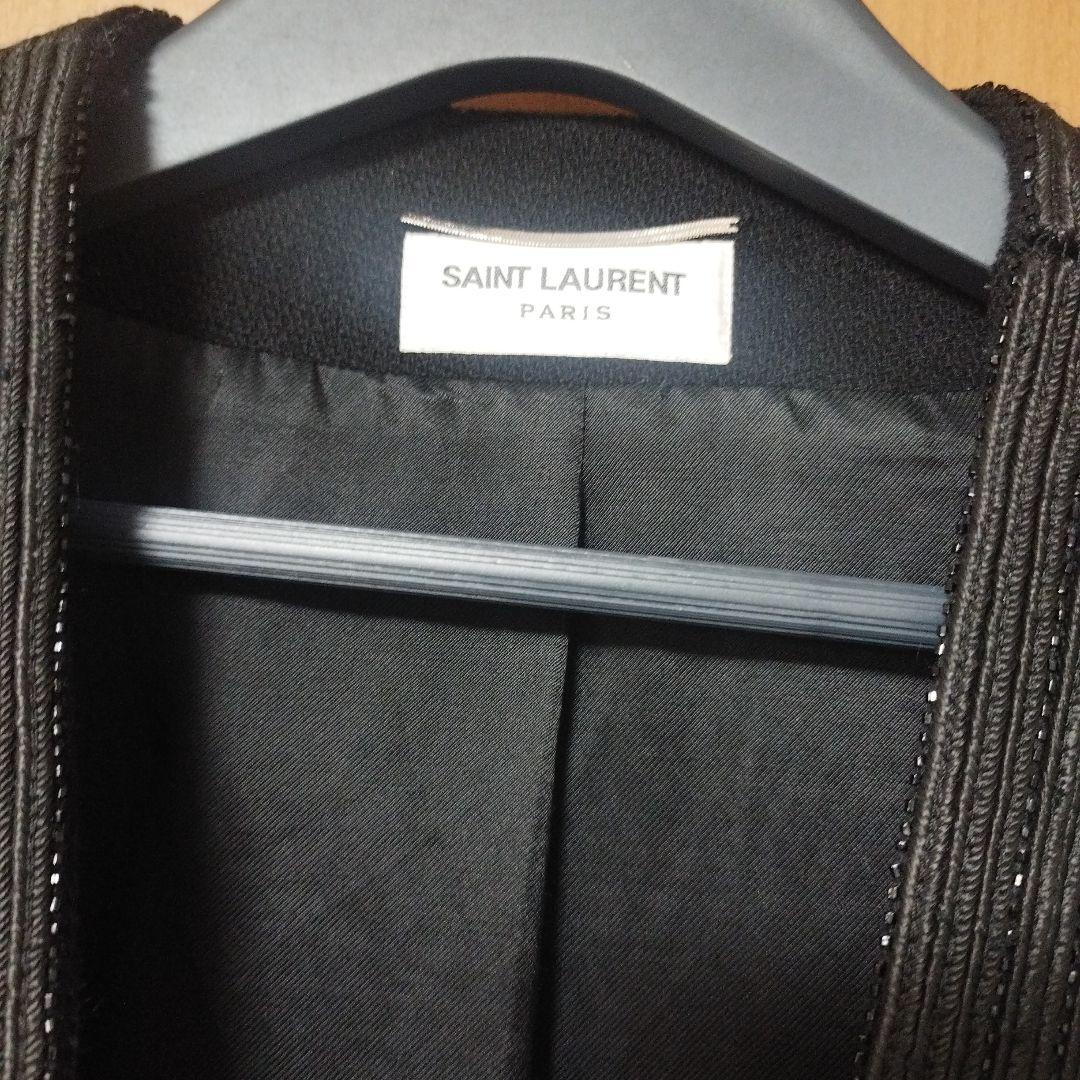 SAINT LAURENT 黒 カーディガン