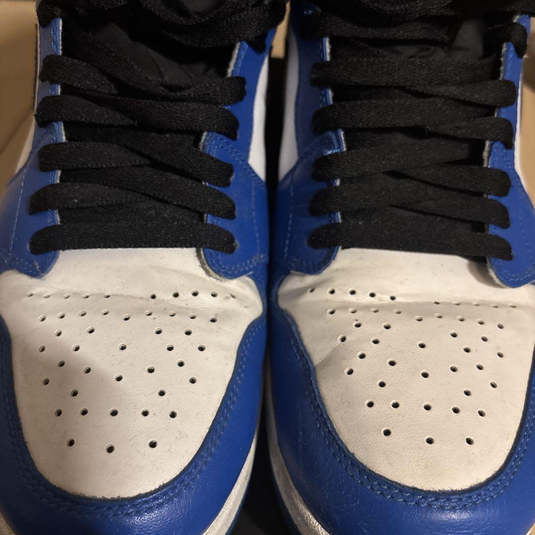Nike Air Jordan 1 青白黒 ハイカット（Nike Air Jordan 1 青⁄白