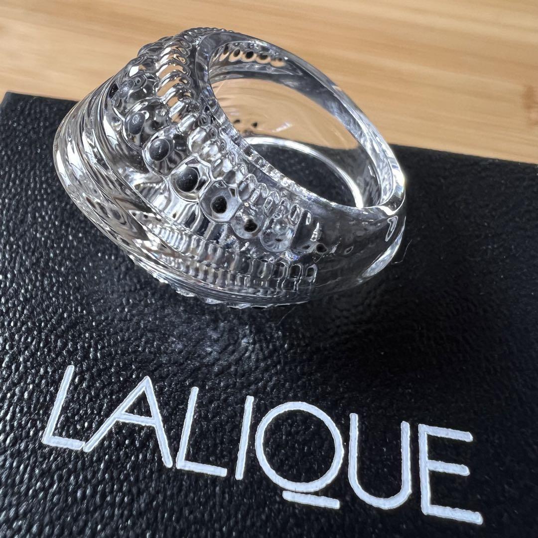 LALIQUE ラリック icone リング 12号 ガラス　クリア