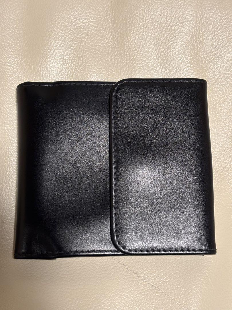 美品 エッティンガー スターリング オレンジ 二つ折り財布