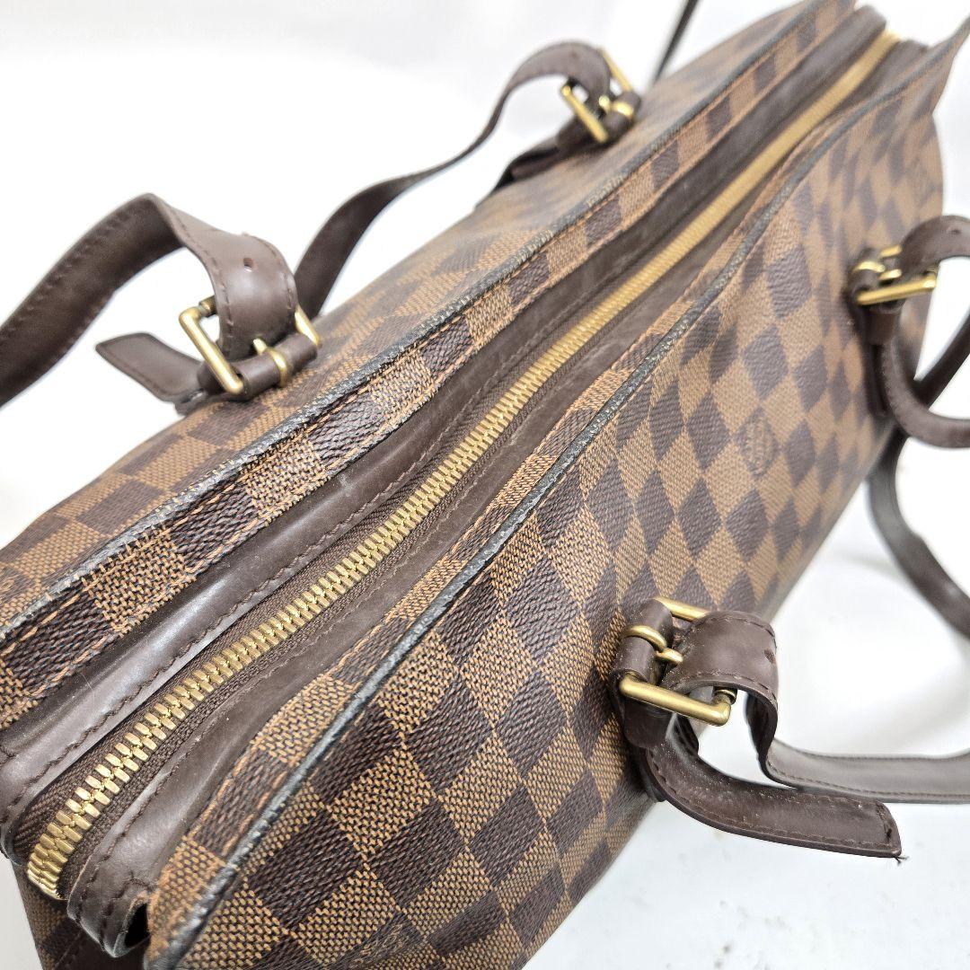 LOUIS VUITTON チェルシー ダミエエベヌ トートバッグ 肩掛&A4可