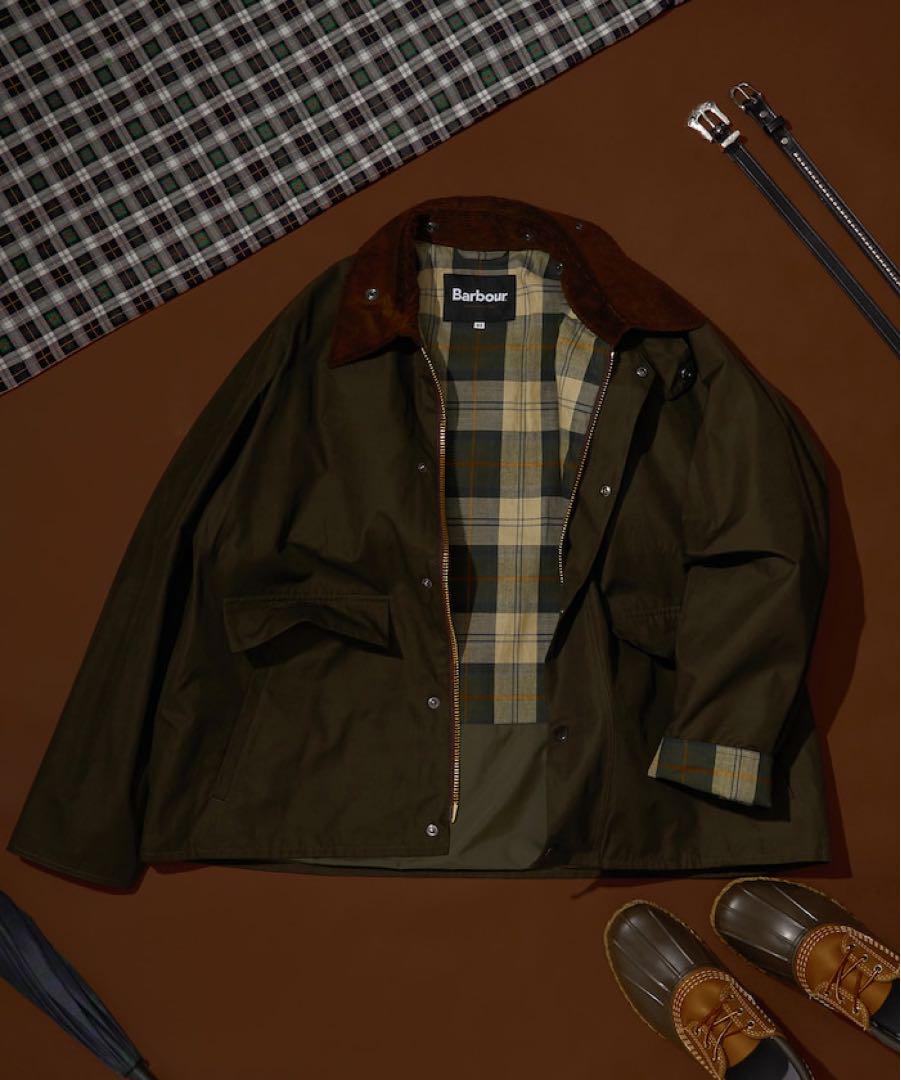 BARBOUR バブアー ボロウデール 別注 オリーブ サイズ38