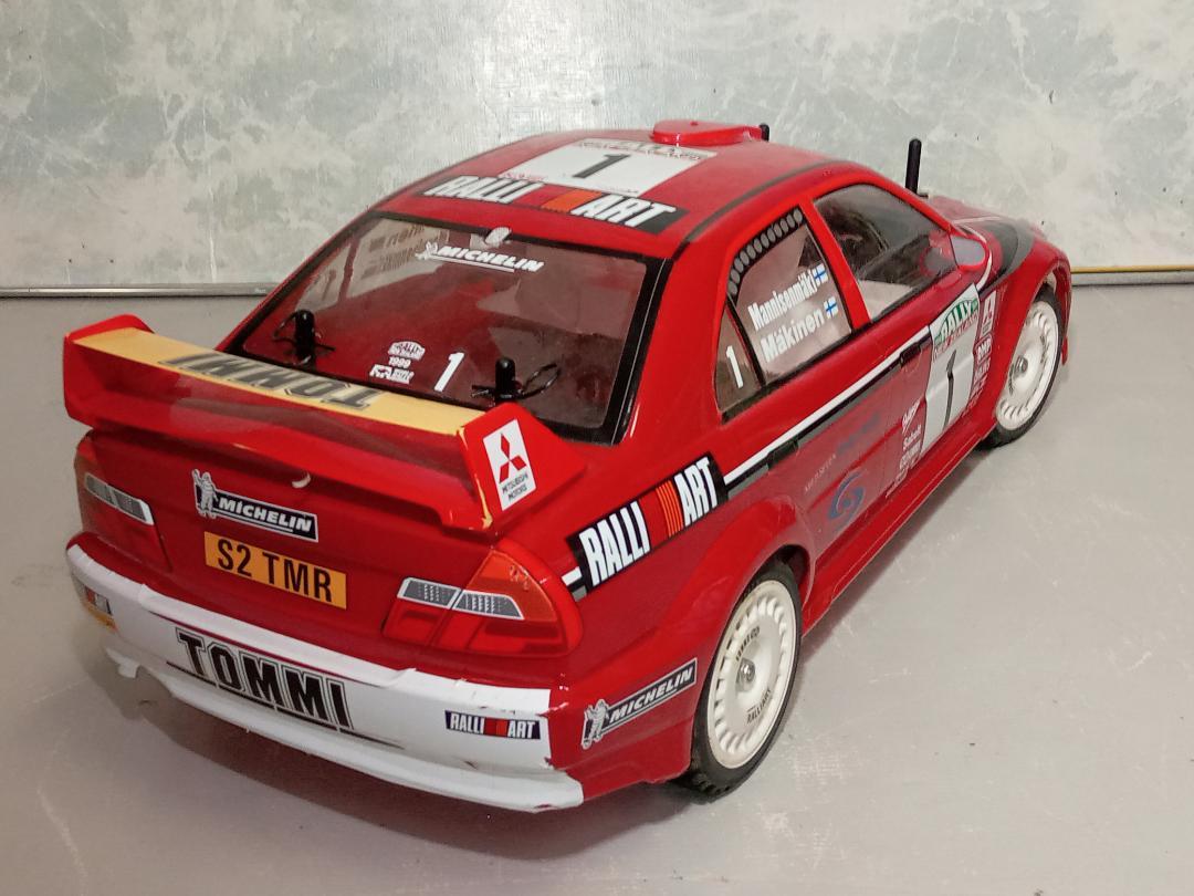 タミヤ 1/10 電動RC 4WDラリーカー TB-01 三菱ランサー WRC