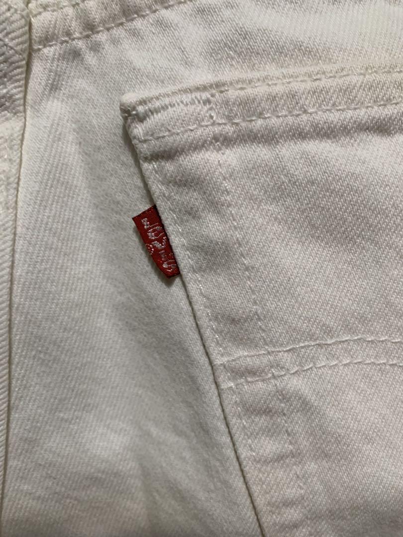 90s 米国製 Levi's リーバイス 501 ホワイトデニムパンツ