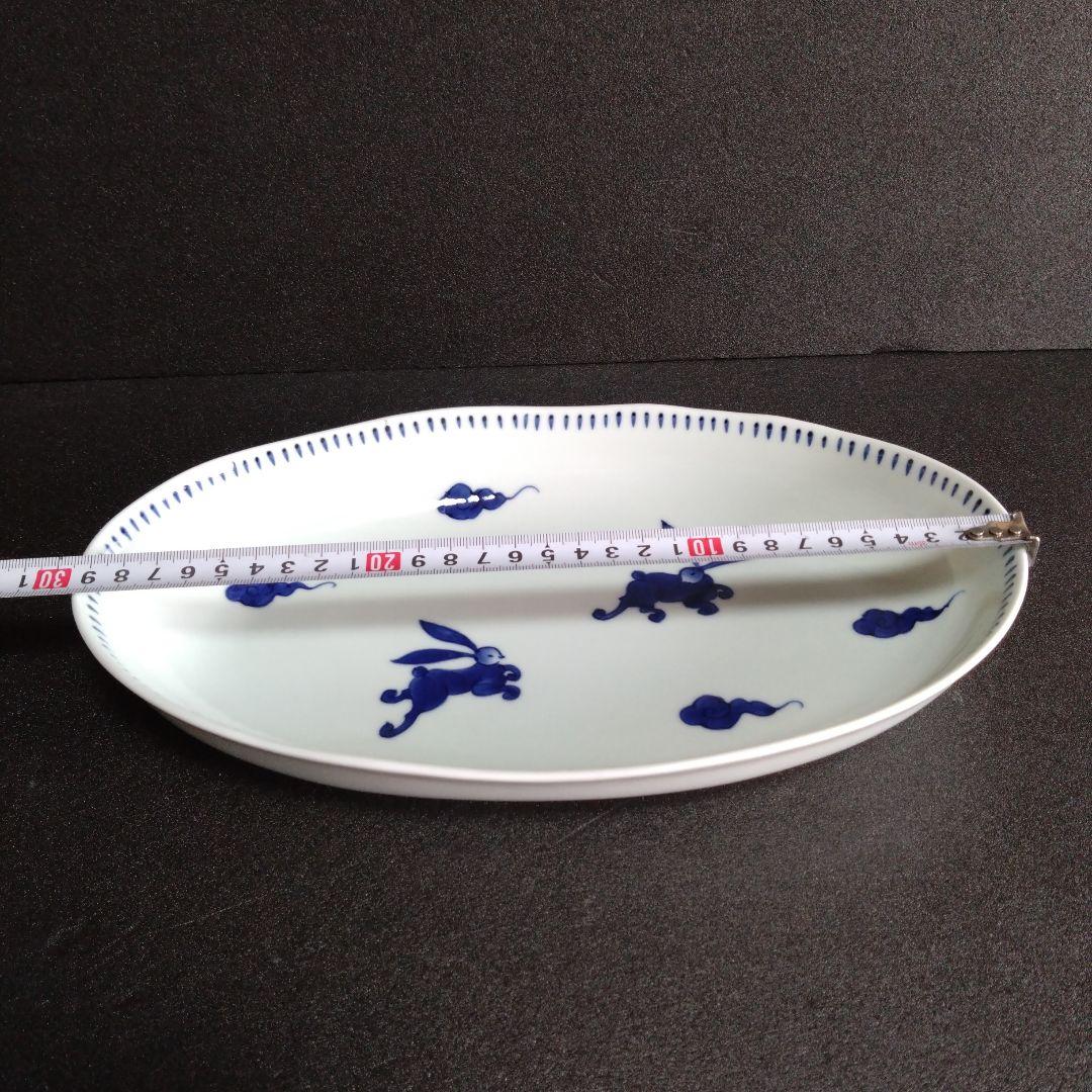 新品 有田焼 そうた窯 楕円形深皿 ひな祭り 節句 お祝い 会食 お食事会