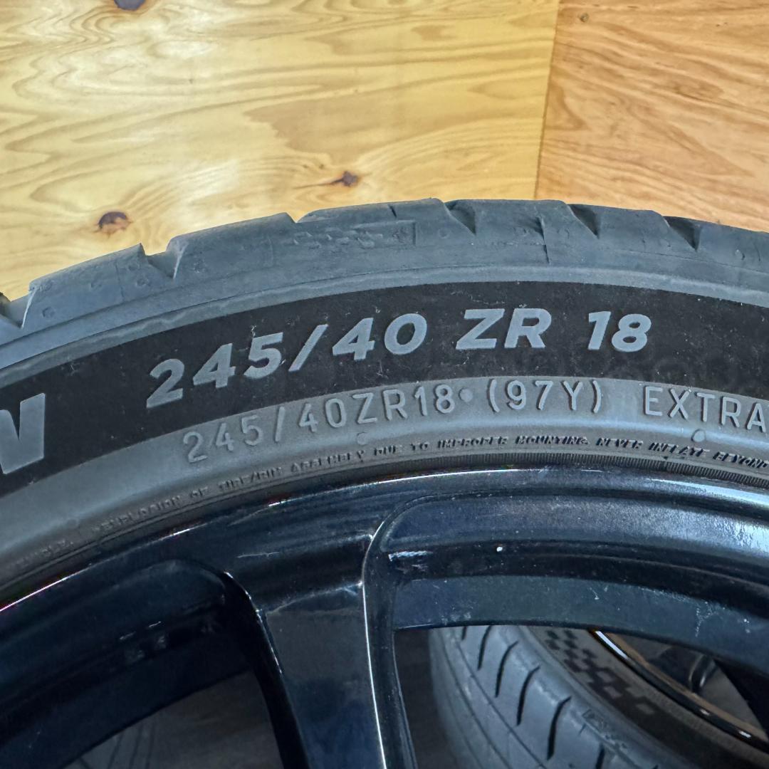[美品]WEDS SPORT SA-75R18インチ245/40R18 夏タイヤ