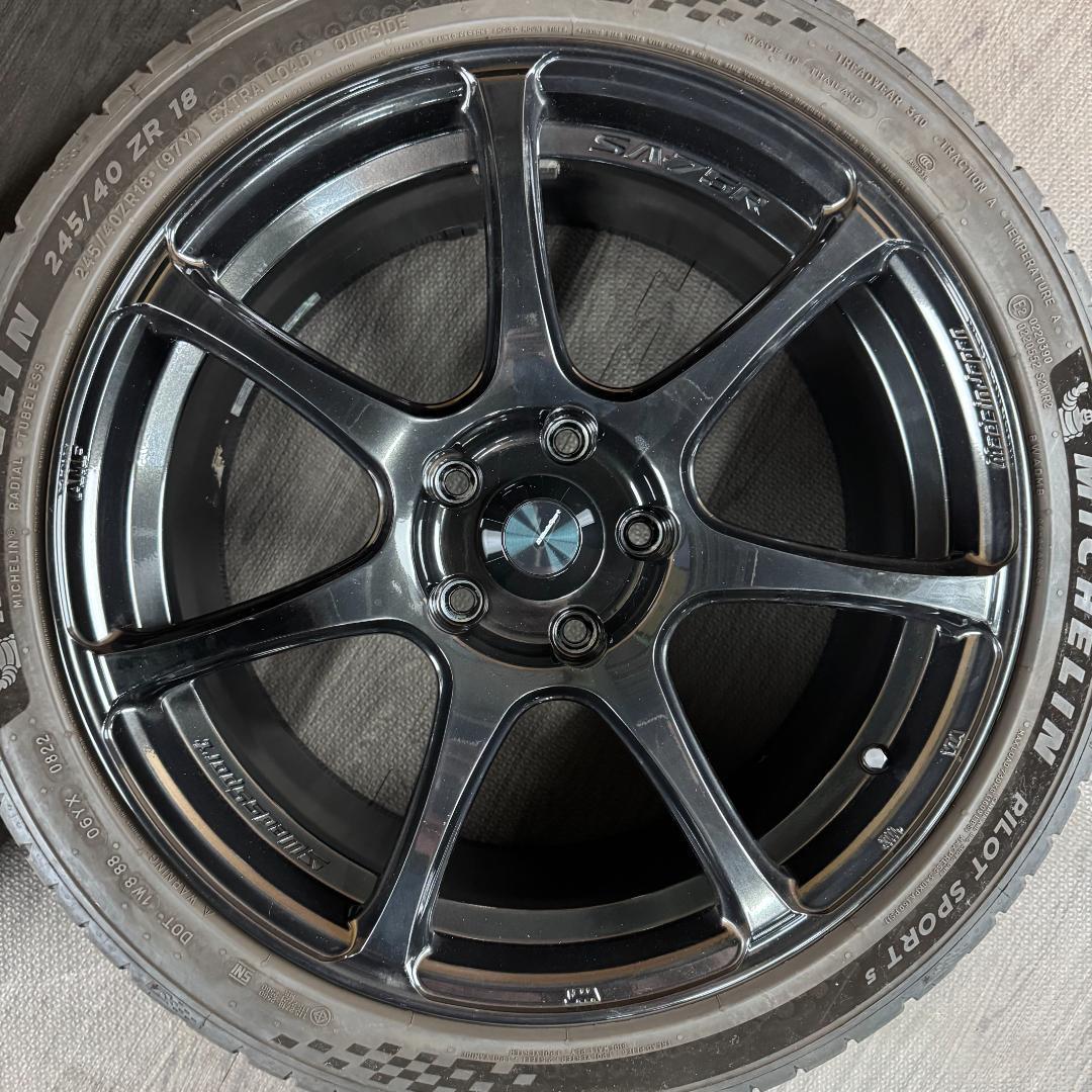 [美品]WEDS SPORT SA-75R18インチ245/40R18 夏タイヤ