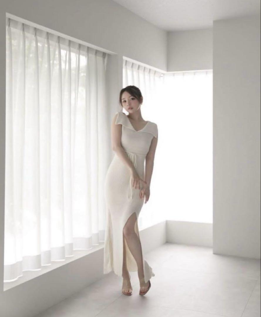 Andmary アンドマリー alice long dress ニットワンピース