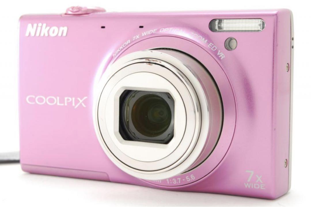 【美品】Nikon COOLPIX S6100 ピンク 　CCDセンサー搭載 美品】Nikon COOLPIX S6100 ピンク CCDセンサー搭載 - メルカリ